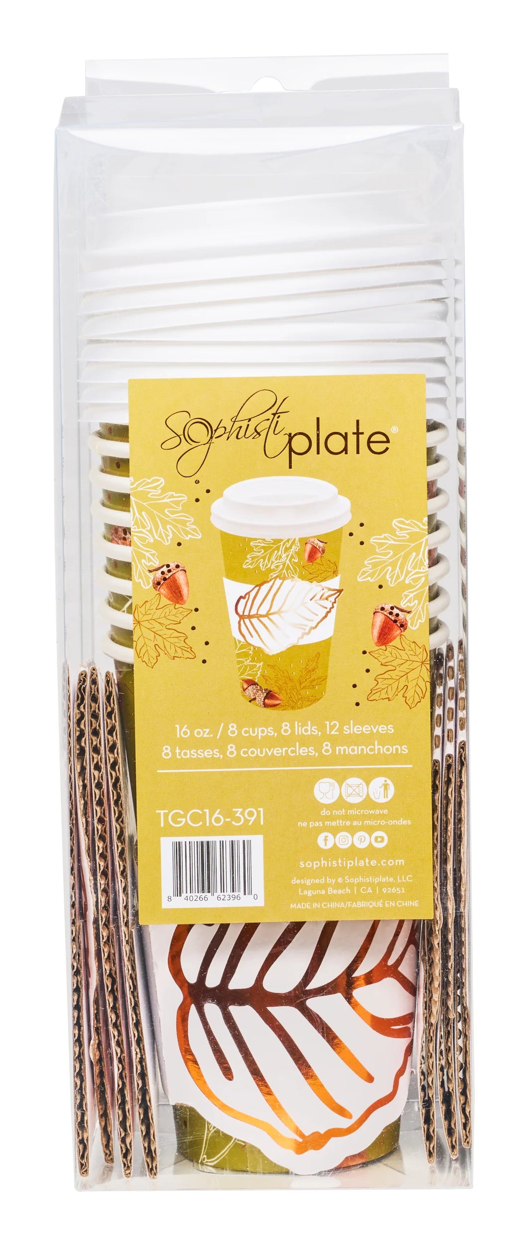 Acorn & Oak Paper To-Go-Cup – 8pk – 16oz.