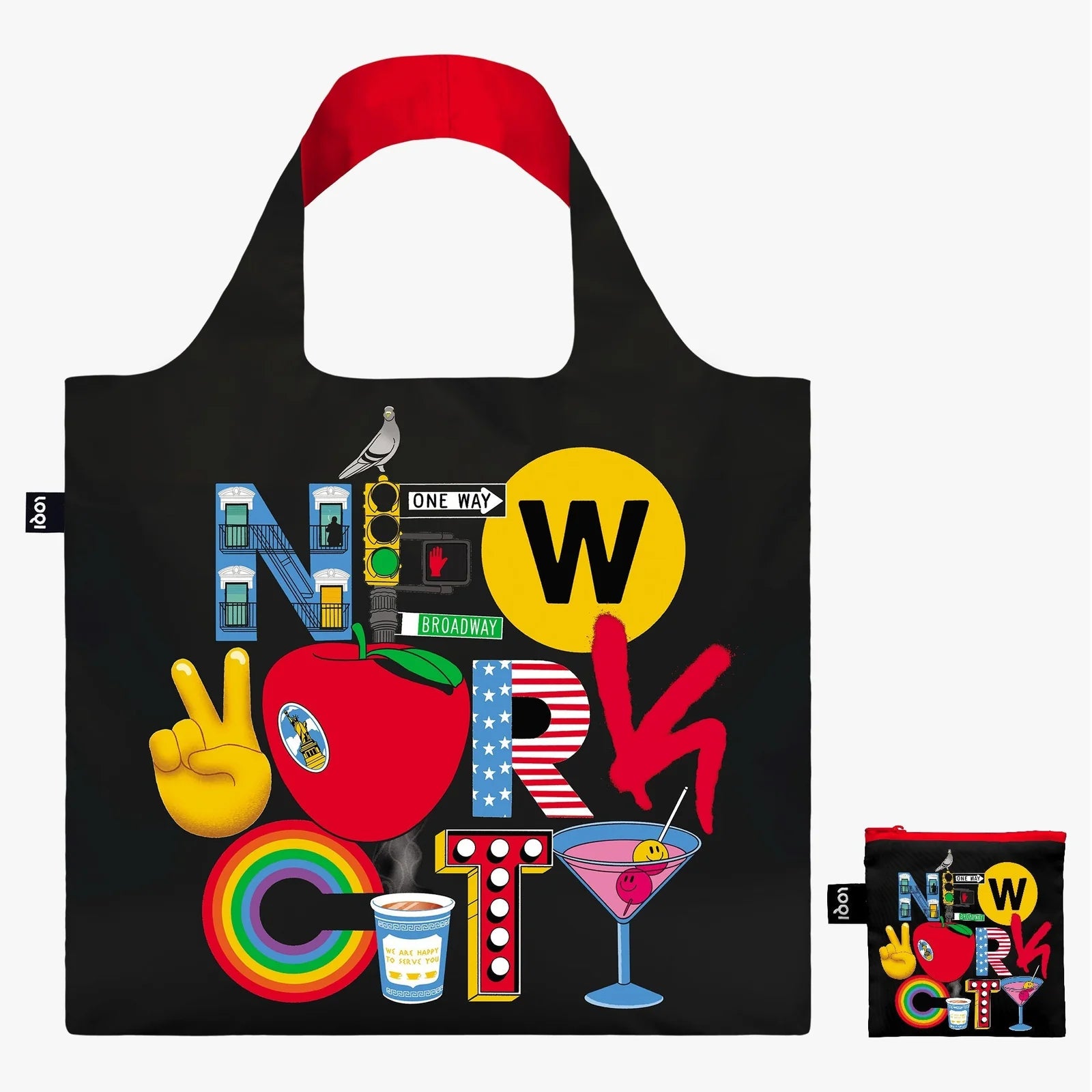 LOQI Recycled Reusable Tote Bag – Toby Triumph New York City