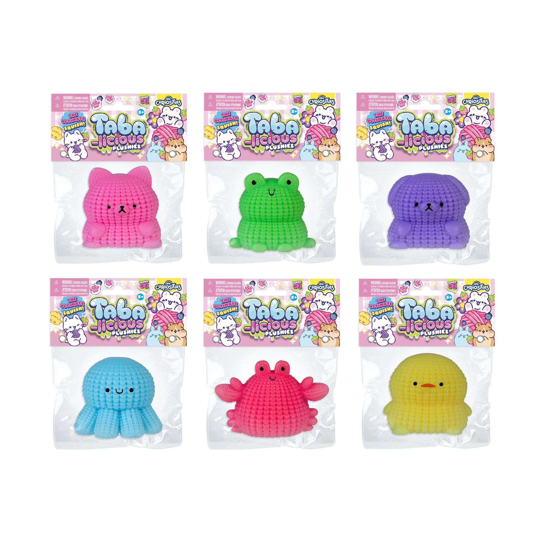 Taba-Licious Plushies Squishy Toy– Assorted Styles – Each One Sold Separately