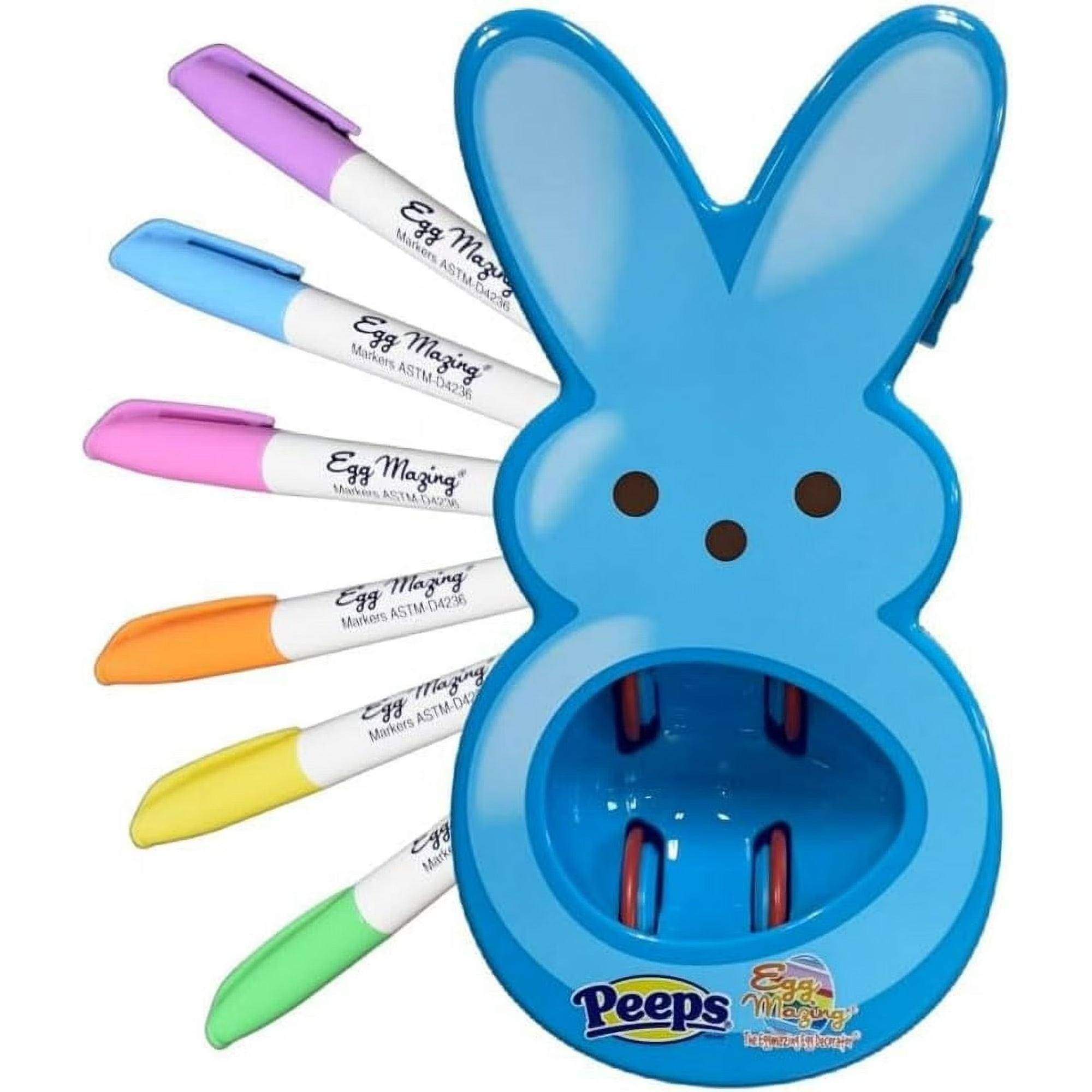 The Eggmazing Easter Peeps Bunny Egg Decorating Kit - Blue