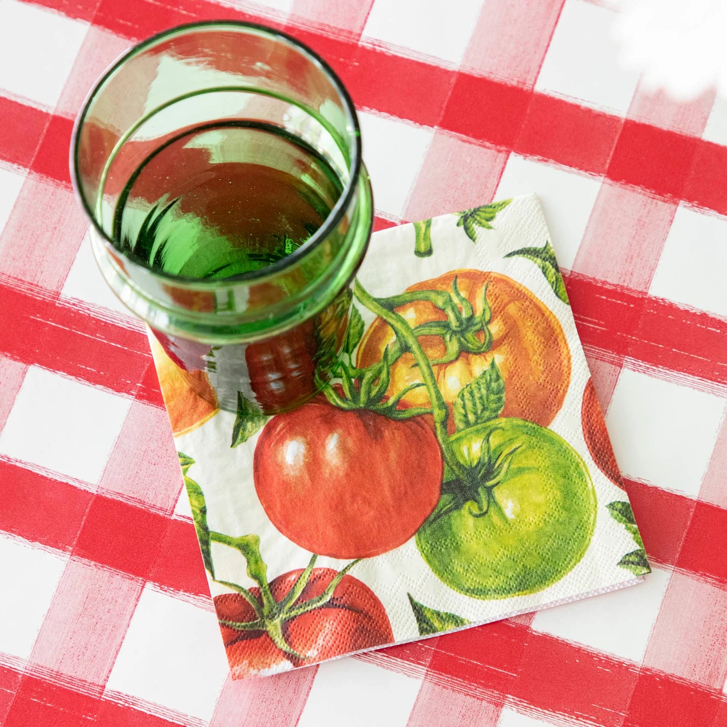 Hester & Cook Beverage Napkin – Tomato – 20pk