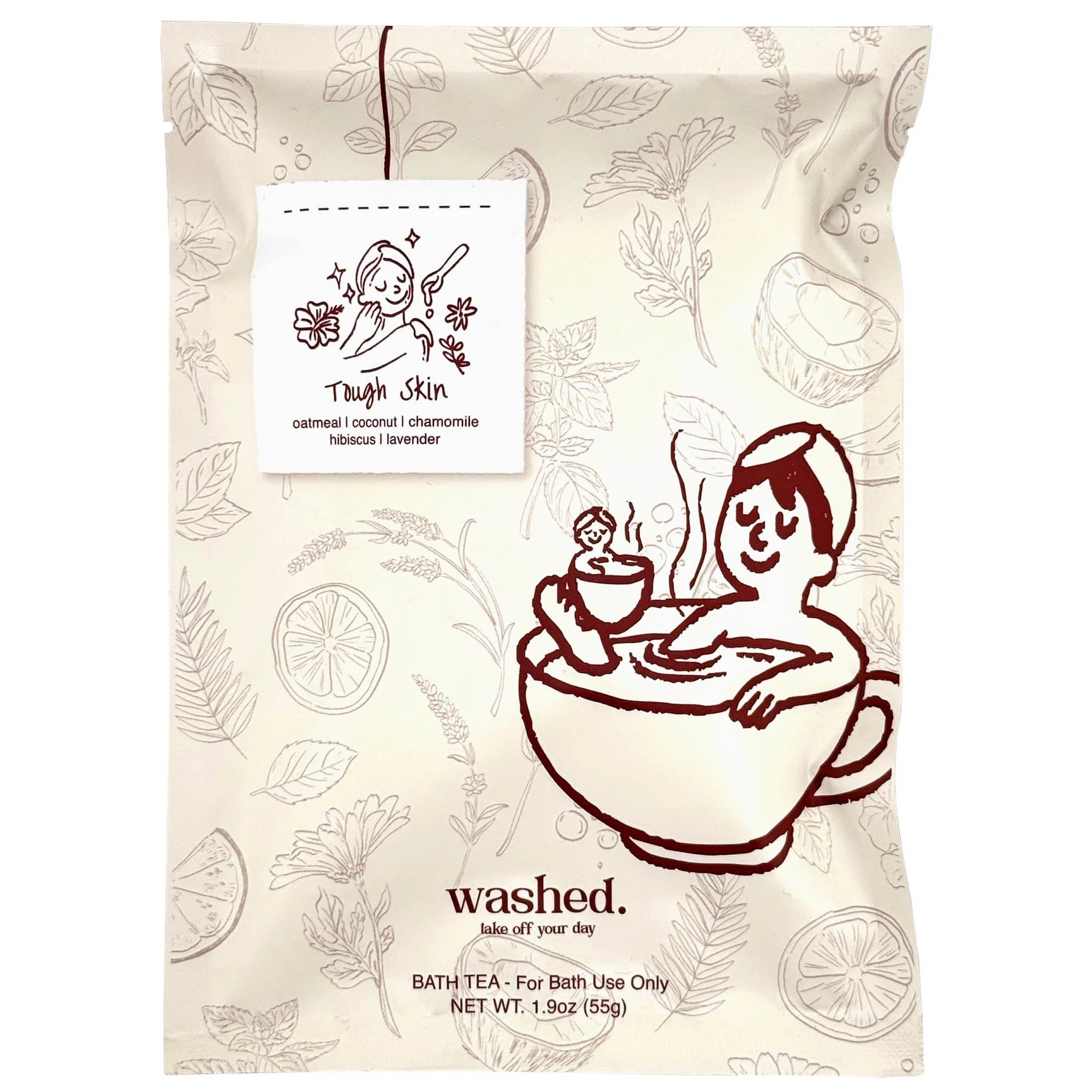 Bath Tea by Washed – Single Wash Away – Tough Skin