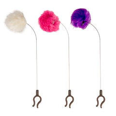 Kikkerland Kitty Phone Clip Cat Toy – Assorted Colors – Each Sold Separately