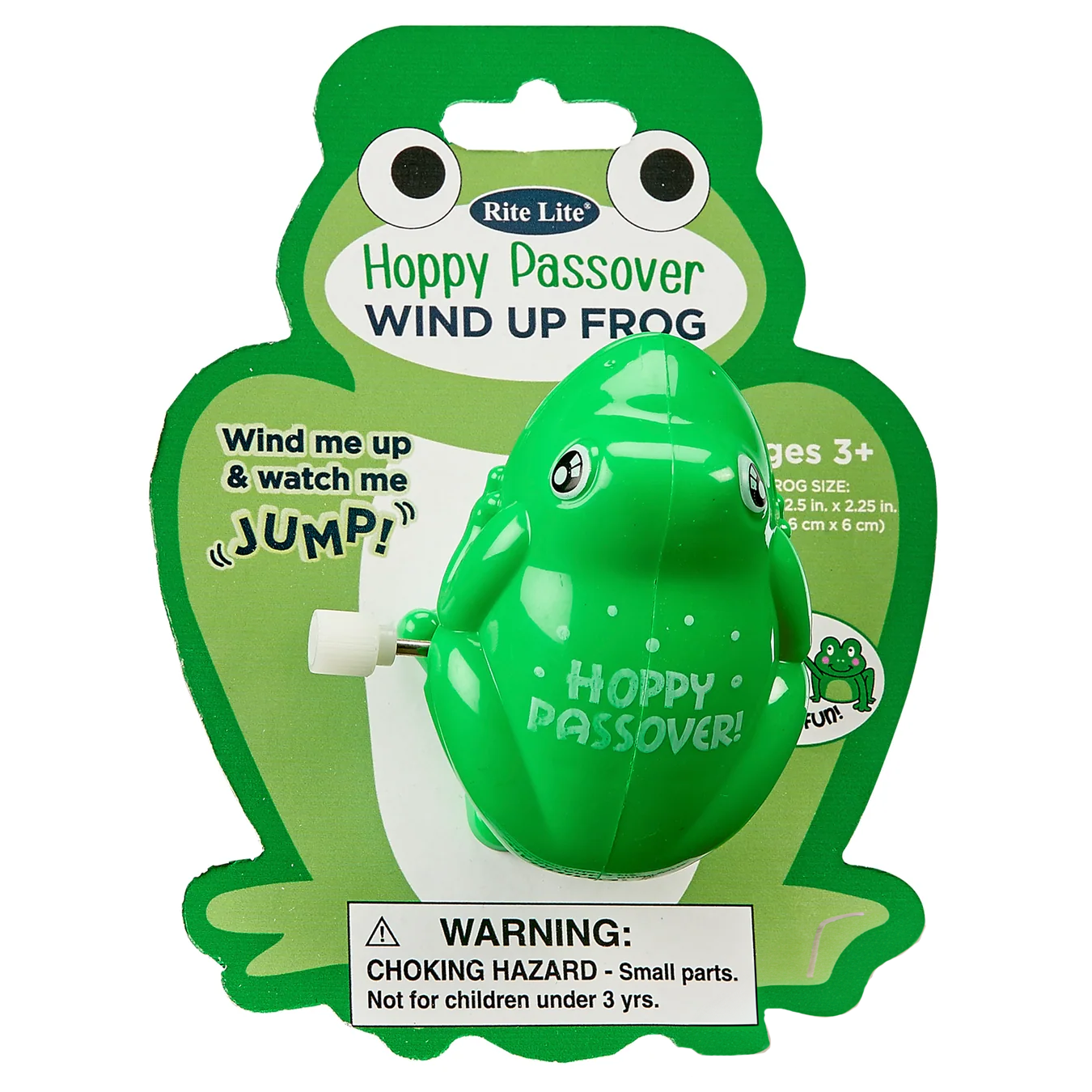 Wind Up "Hoppy Passover" Frog Toy
