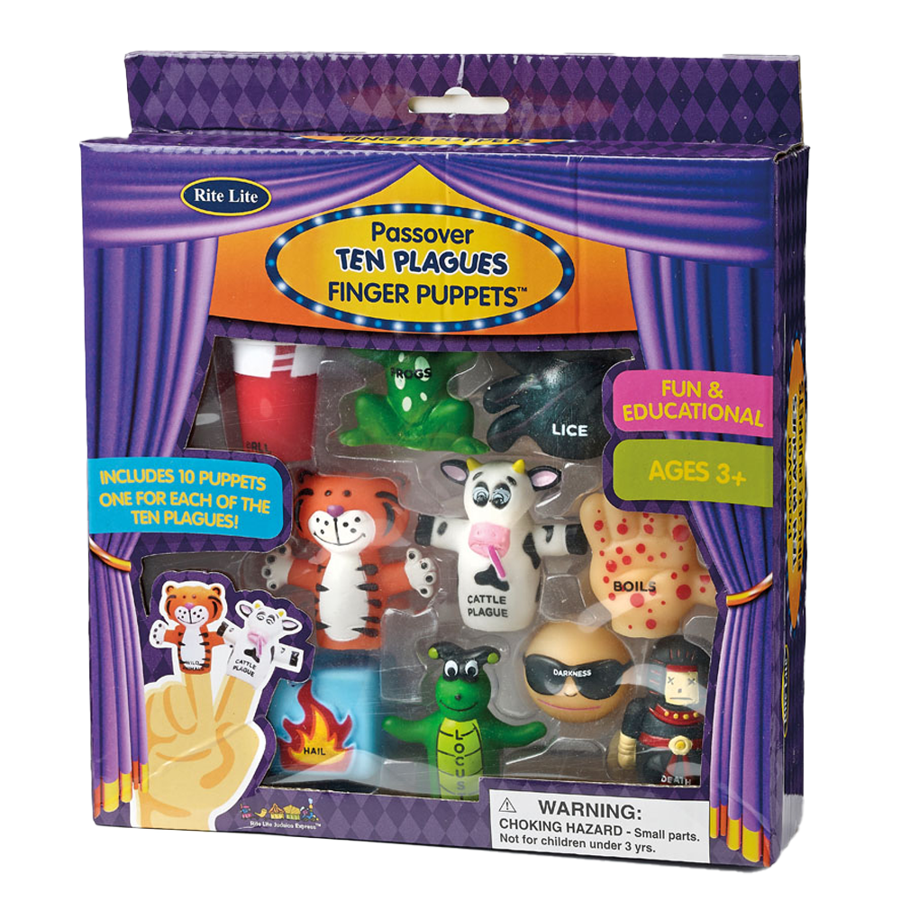 Passover 10 Plague Finger Puppets