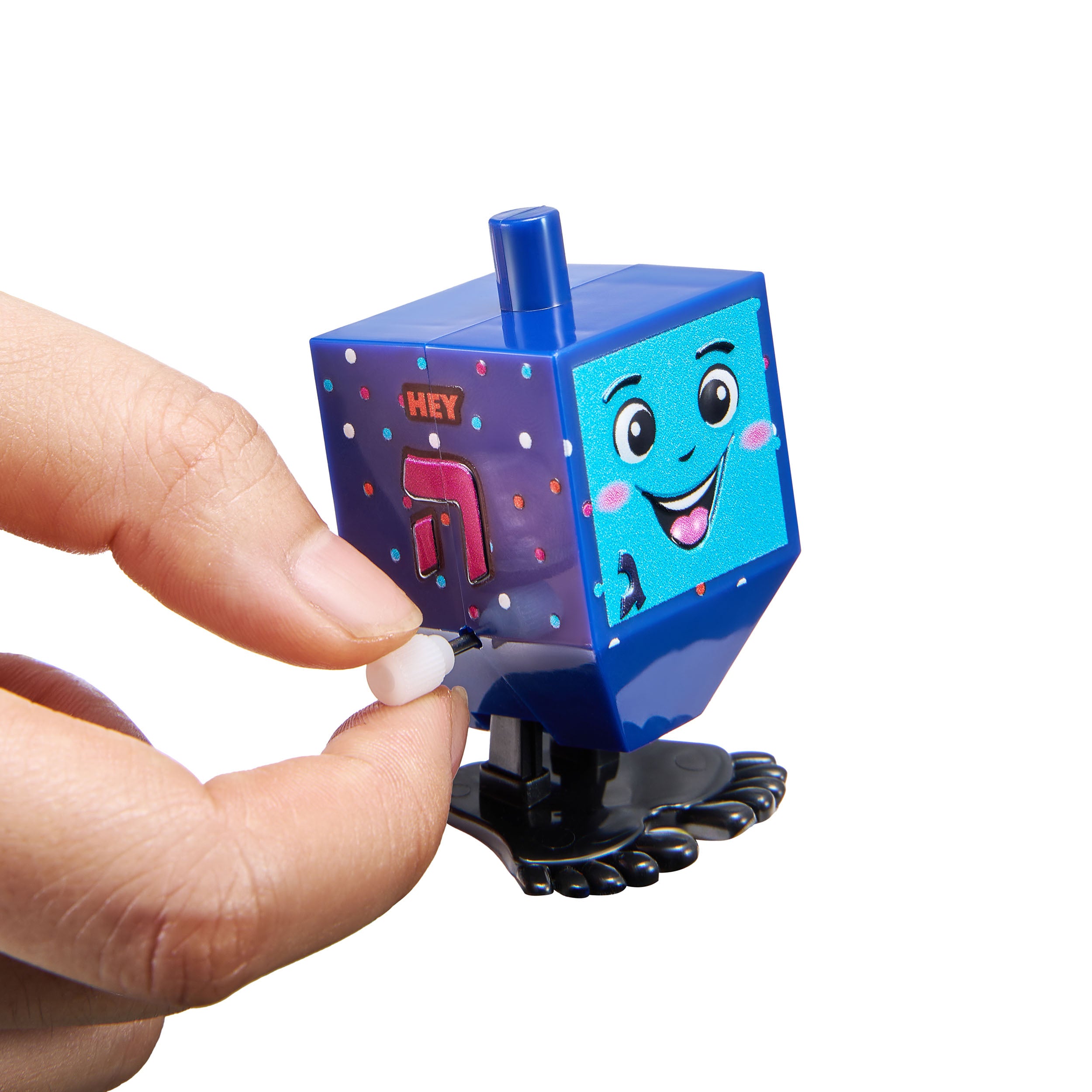 Chanukah Wind Up Jumping Dreidel – 2.5" x 1.25"