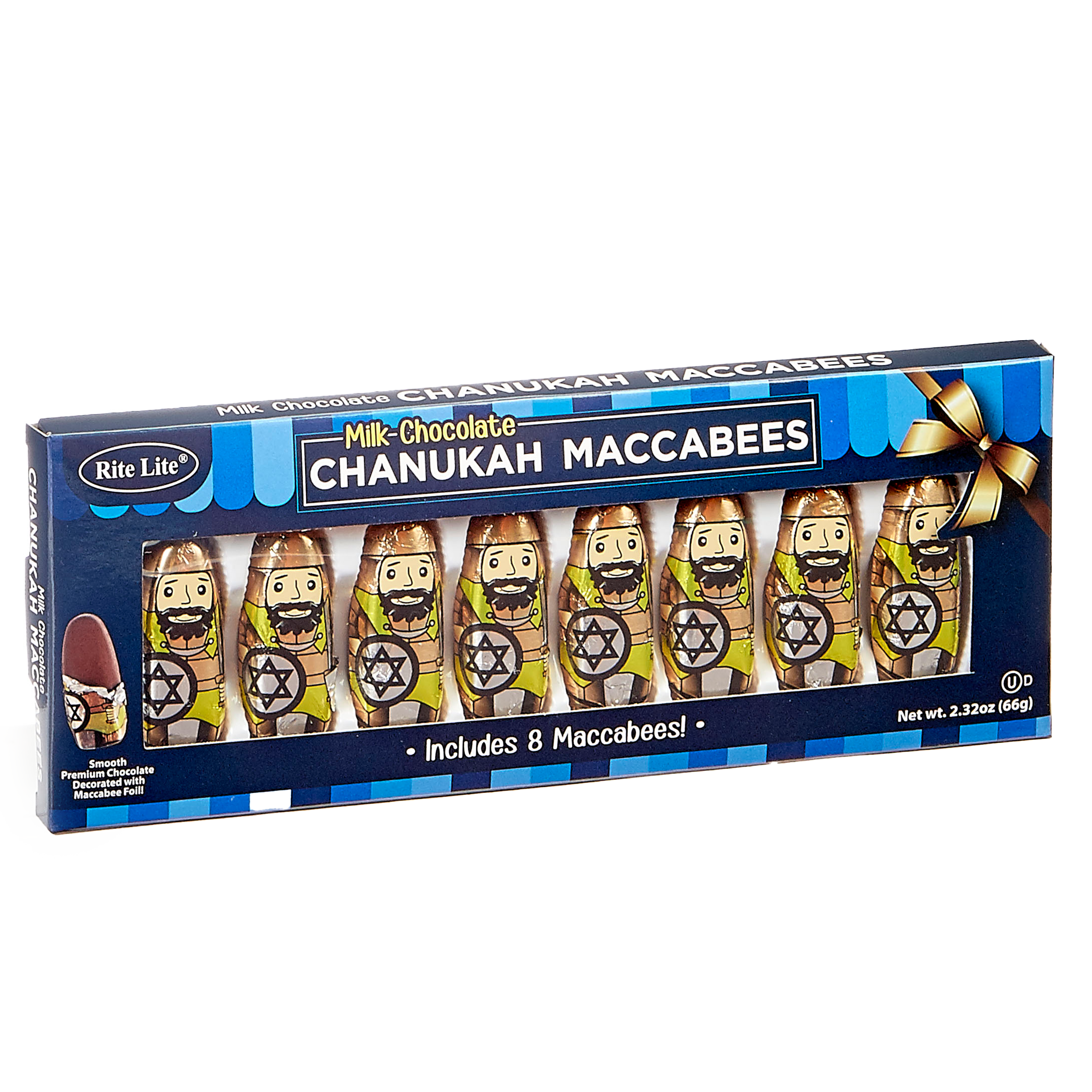 Chanukah Milk Chocolate Maccabees – Pack of 8