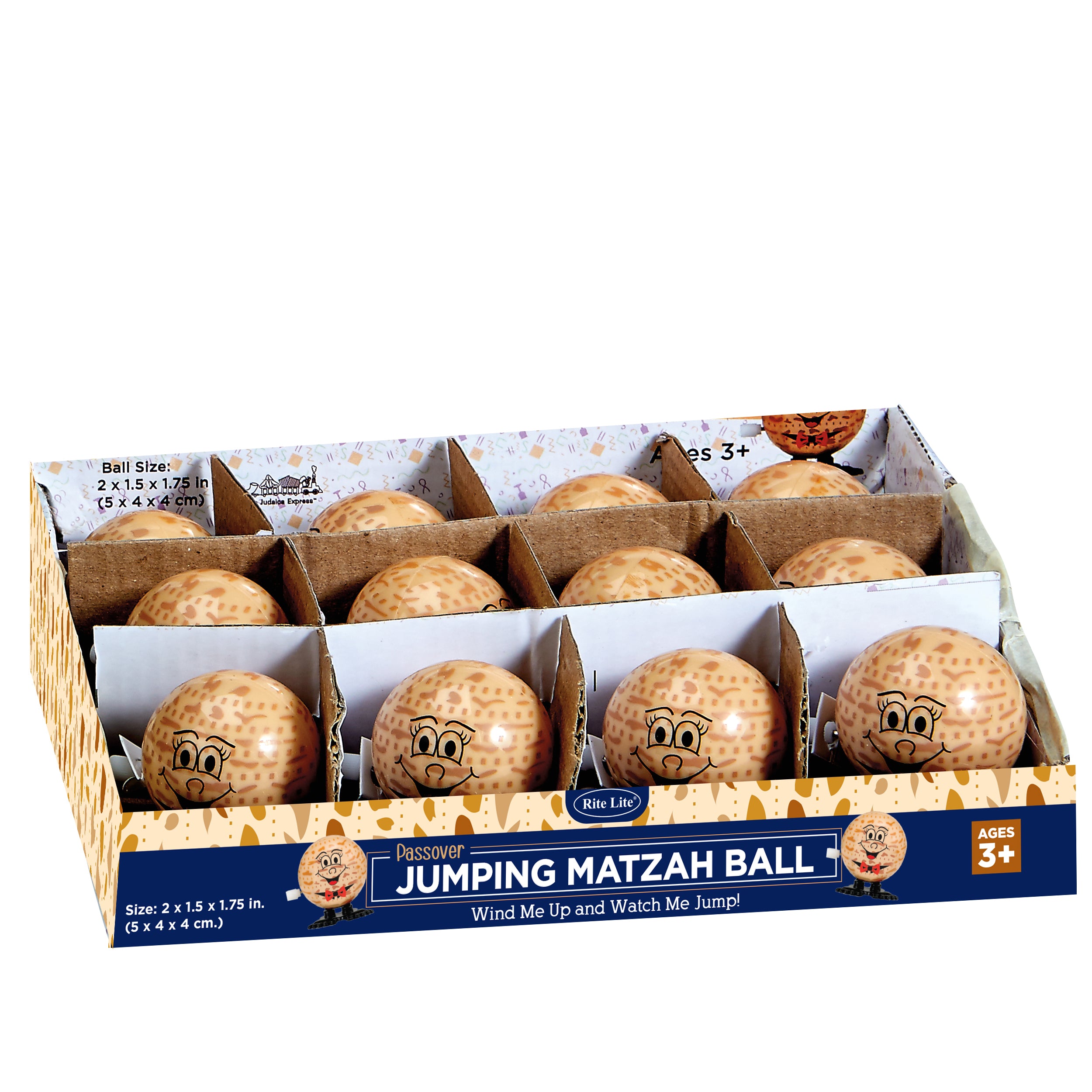 Passover Wind Up Jumping Matzah Ball Toy