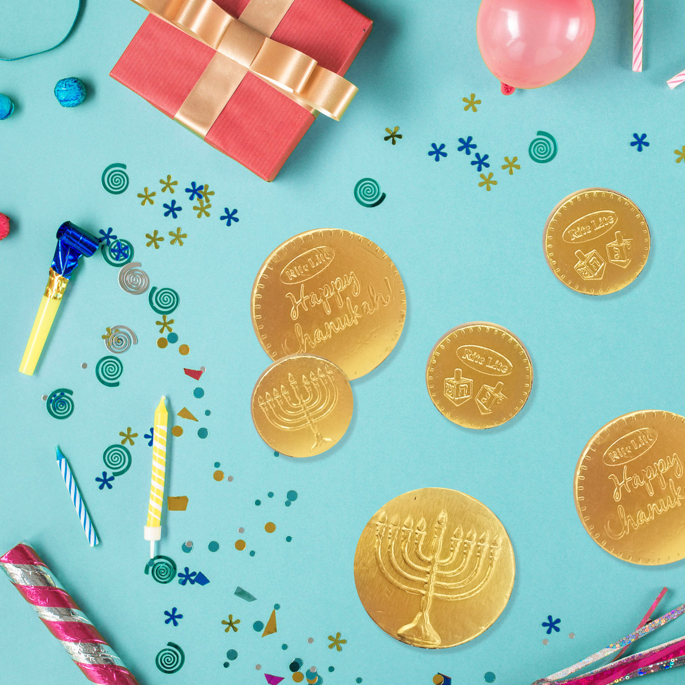 Chanukah Gelt Milk Chocolate Coins – Made in Israel – 5oz. Bag