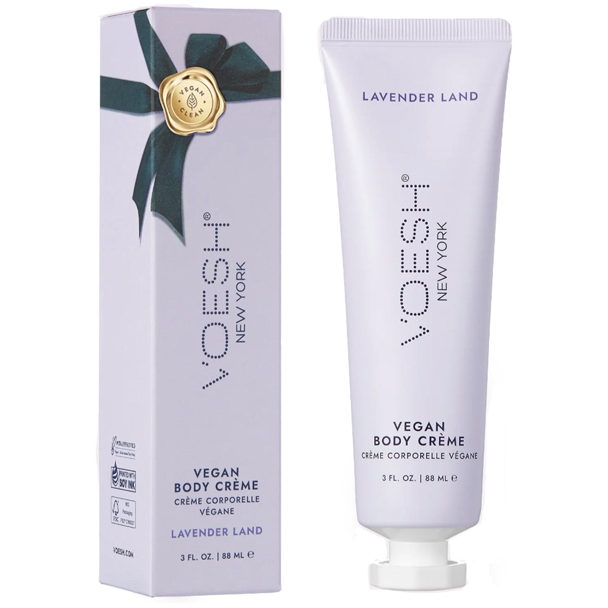 Voesh Vegan Body Crème – Lavender Land – 3 oz.