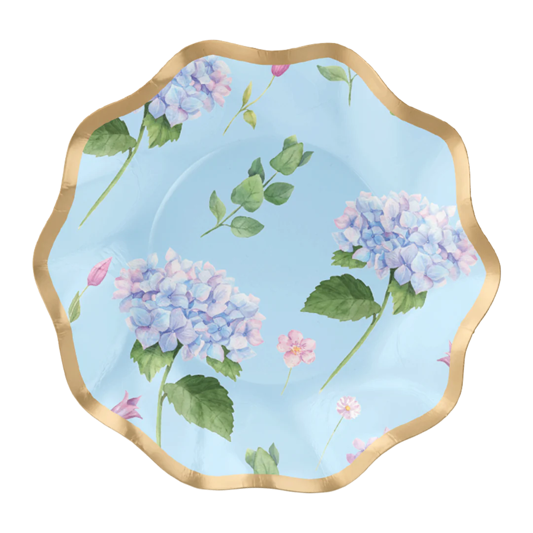 Sophistiplate Wavy Appetizer/Dessert Bowl - 8pk – Hydrangea Flowers