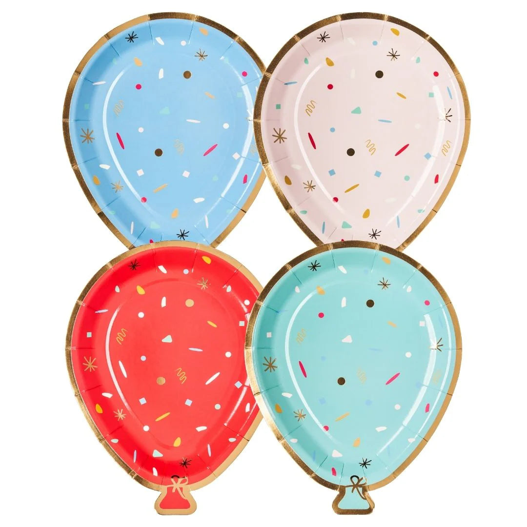 Sophistiplate Die Cut Paper Salad Plate - 8pk – Birthday Balloons