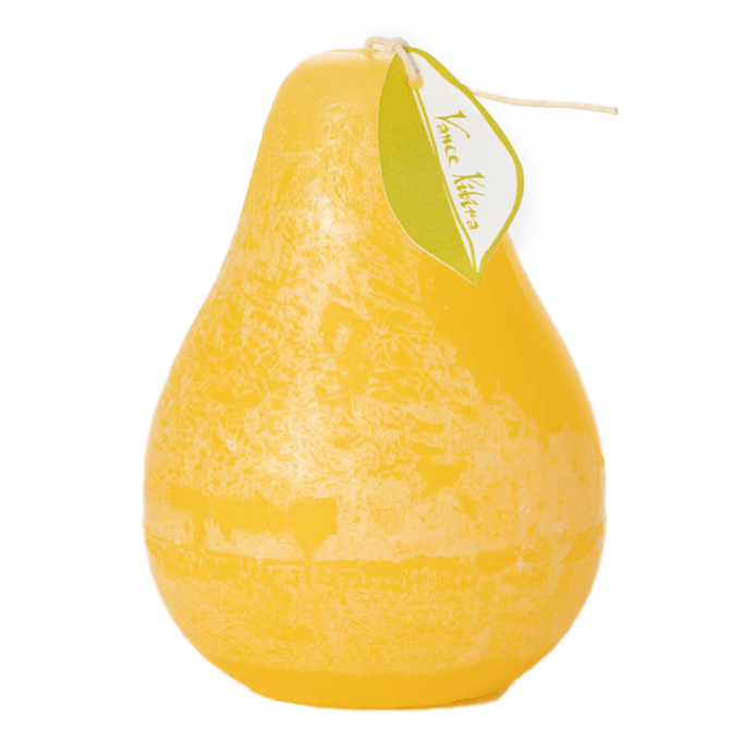 Vance Kitira Timber Pear Candle – Warm Yellow – 4.5"