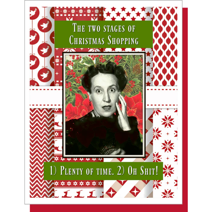 Umlaut Brooklyn Christmas Card – Christmas Shopping