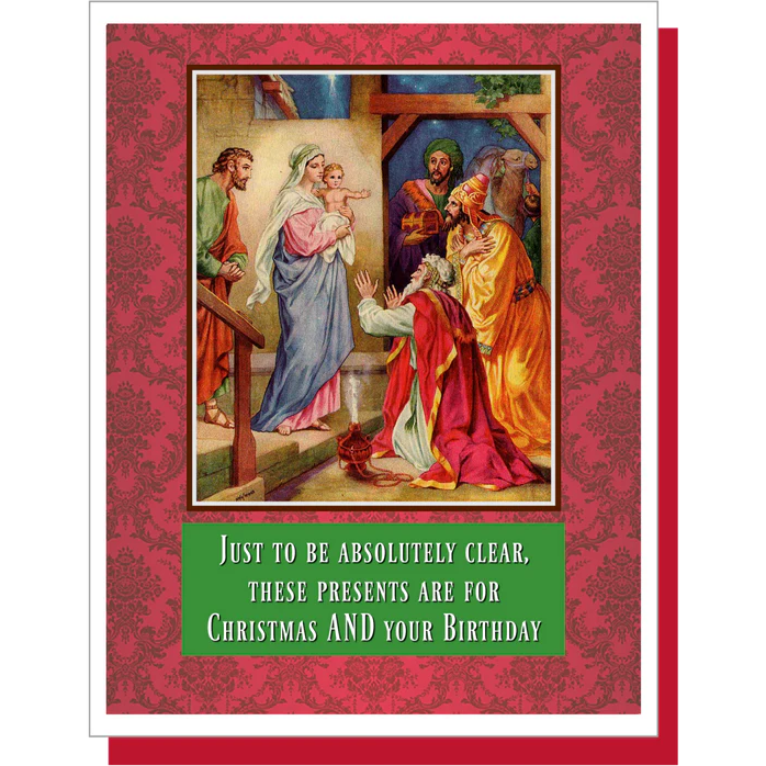 Umlaut Brooklyn Christmas Card – Christmas AND Your Birthday