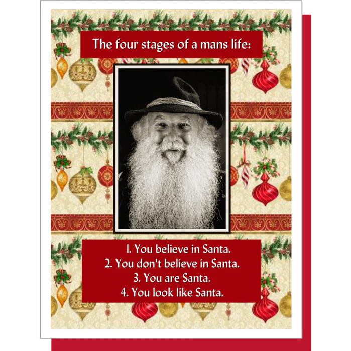 Umlaut Brooklyn Christmas Card – Stages Of A Man's Life