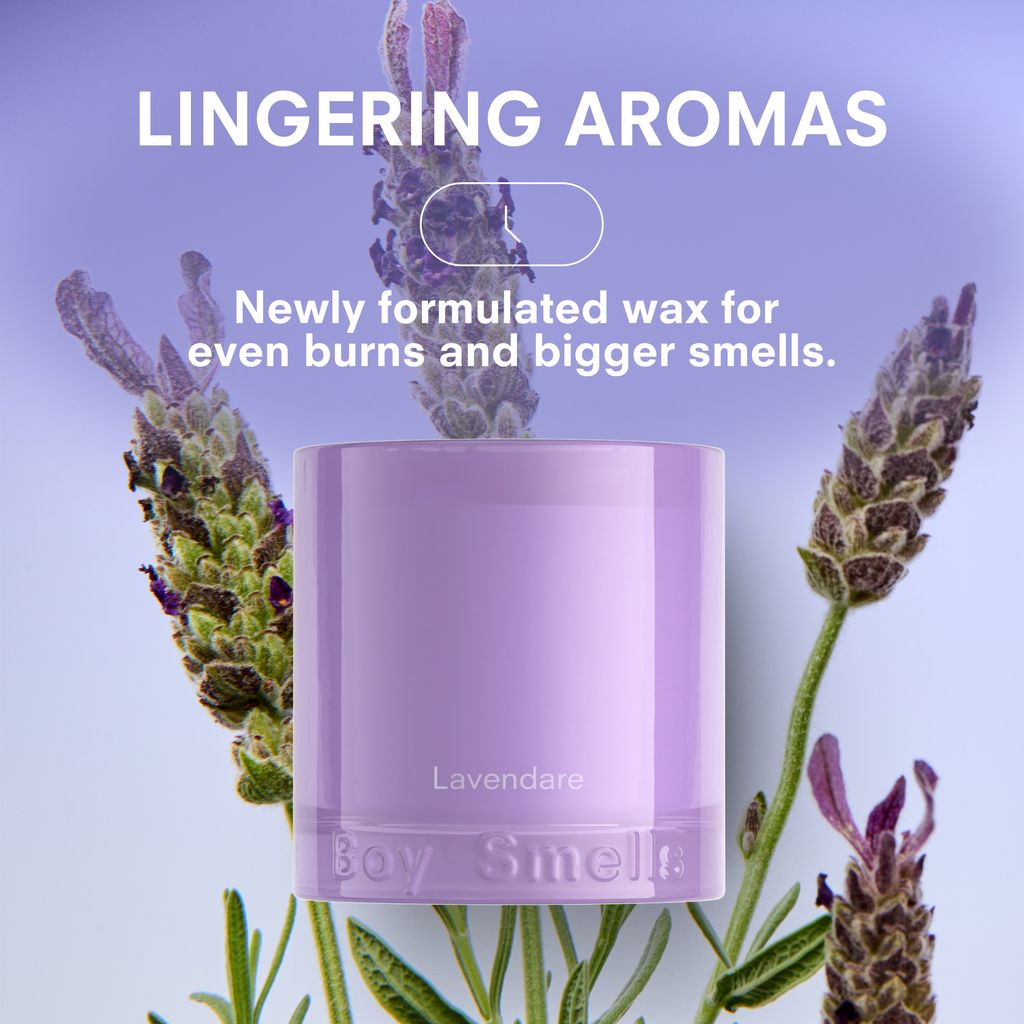 Boy Smells Essentials香氛蜡烛 – 薰衣草 – 8.5盎司。