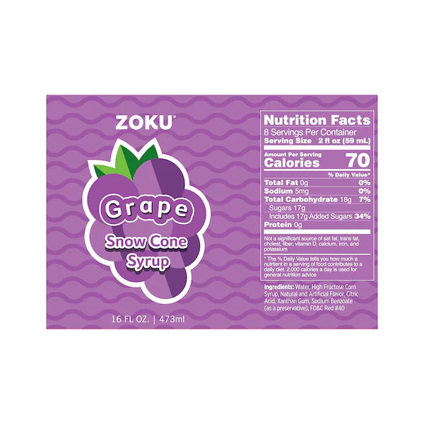 Zoku Snow Cone Syrup – Set of 3