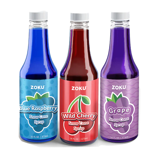 Zoku Snow Cone Syrup – Set of 3
