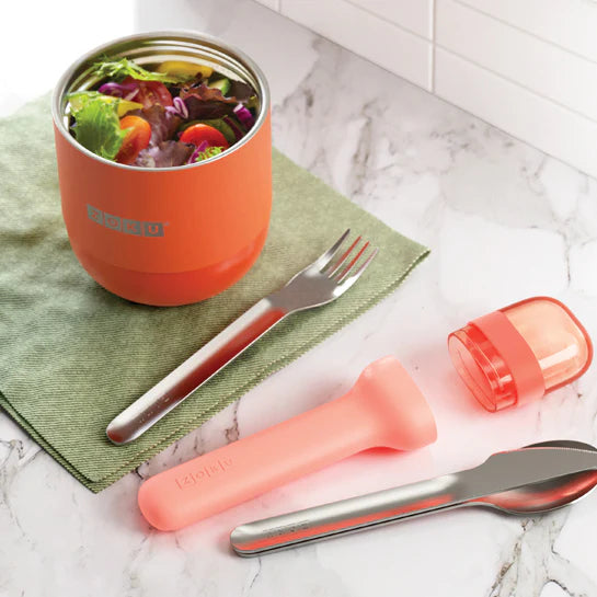 Zoku Pocket Travel Utensil Set – Peach