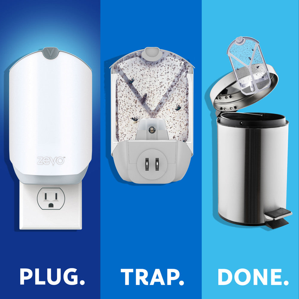 Zevo Refills – Flying Insect Trap Refill Cartridges (4-Pack)