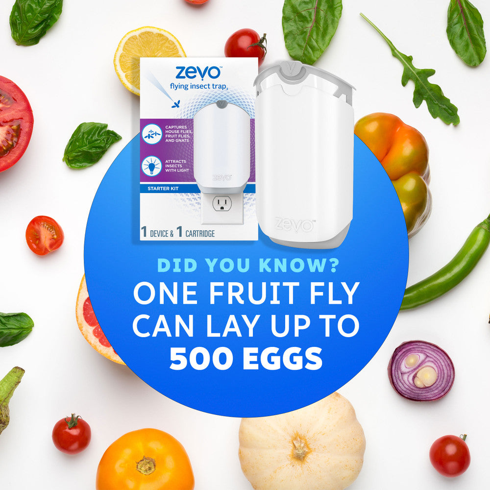 Zevo Refills – Flying Insect Trap Refill Cartridges (4-Pack)