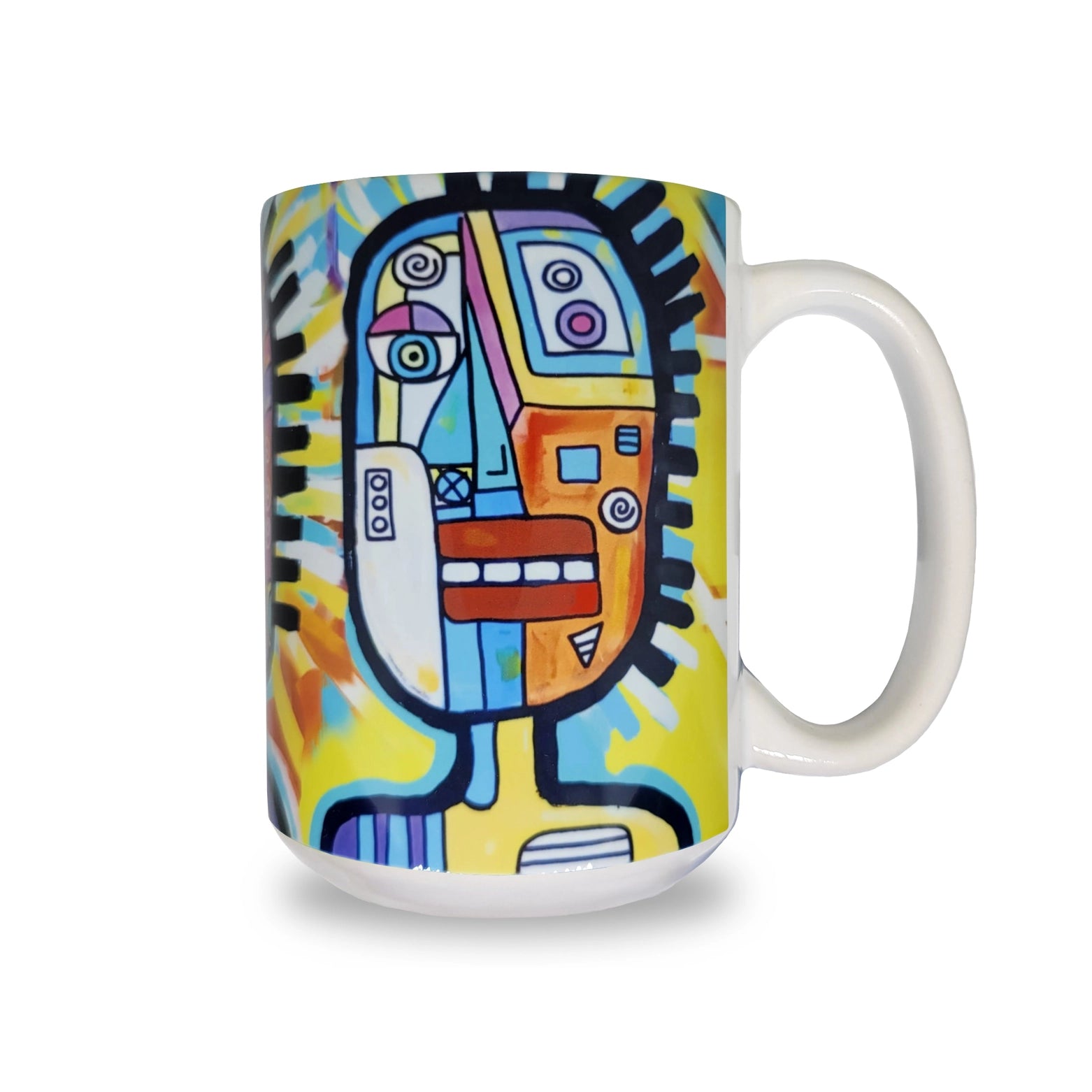 Untitled Union Humanity Series Ceramic Mug – Sun & Moon – 15oz.