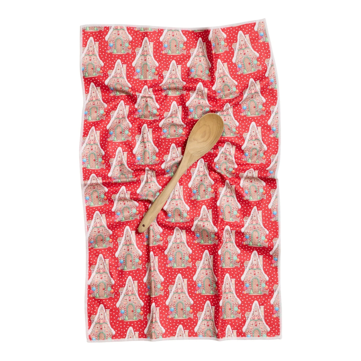 Once Again Anywhere Reversible Towel - 18" x 30" – Gingerbread House