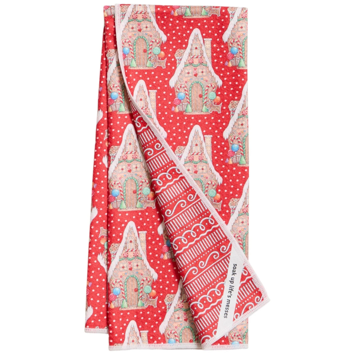 Once Again Anywhere Reversible Towel - 18" x 30" – Gingerbread House