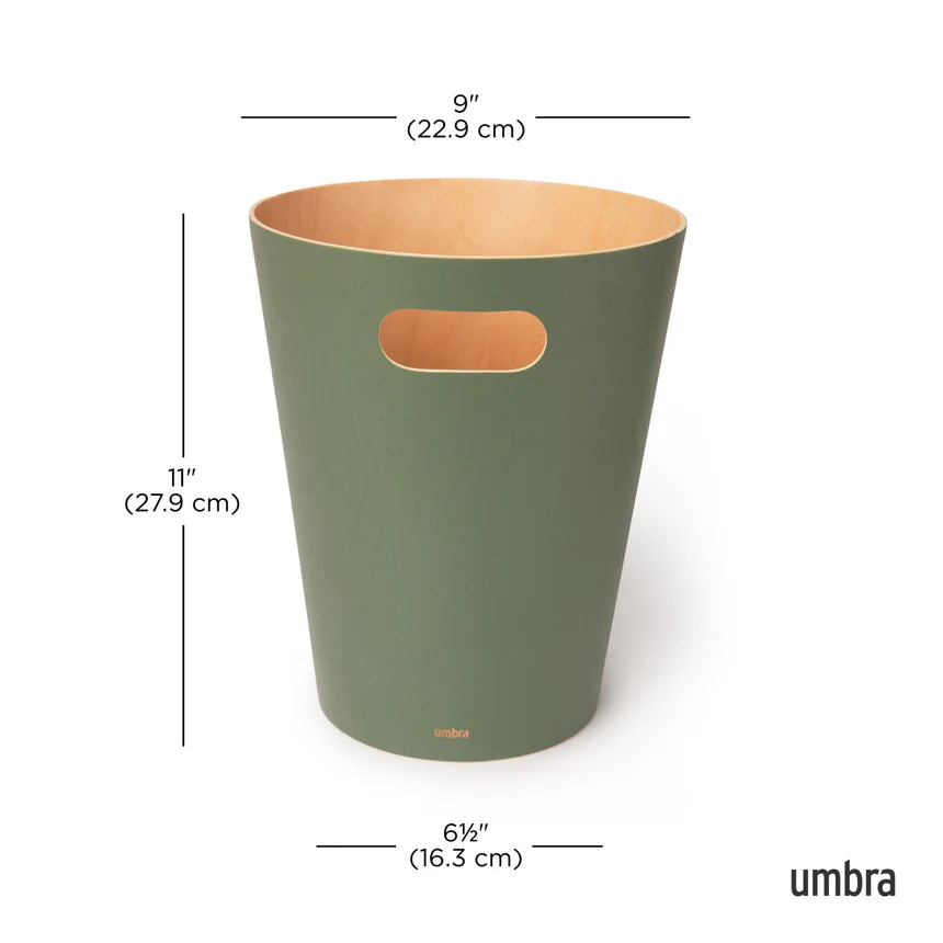 Umbra Woodrow Waste Can – Spruce