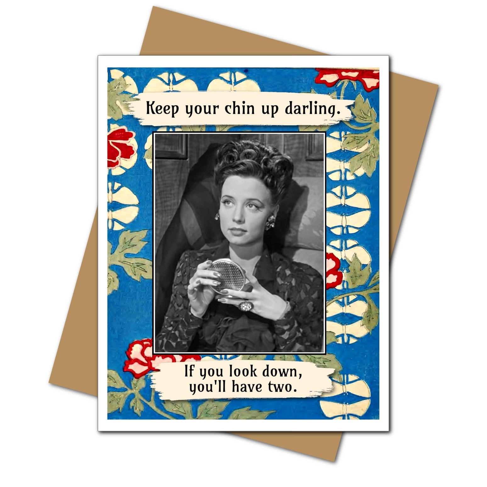 Umlaut Brooklyn Hard Times Card – Keep Your Chin Up