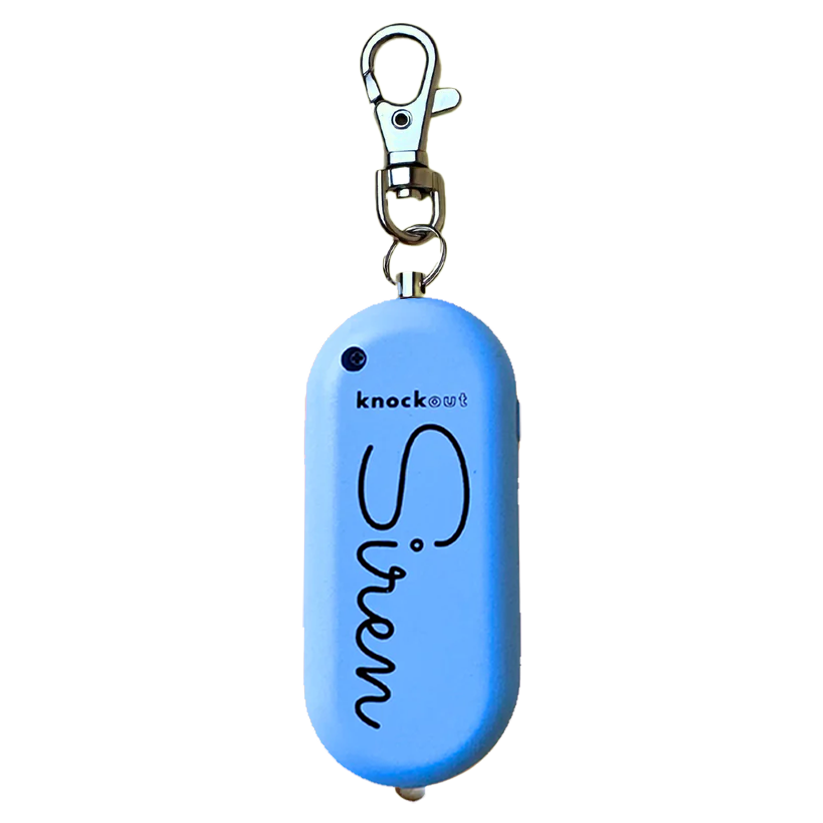 Knockout Rechargable Personal Safety Siren Alarm – Periwinkle