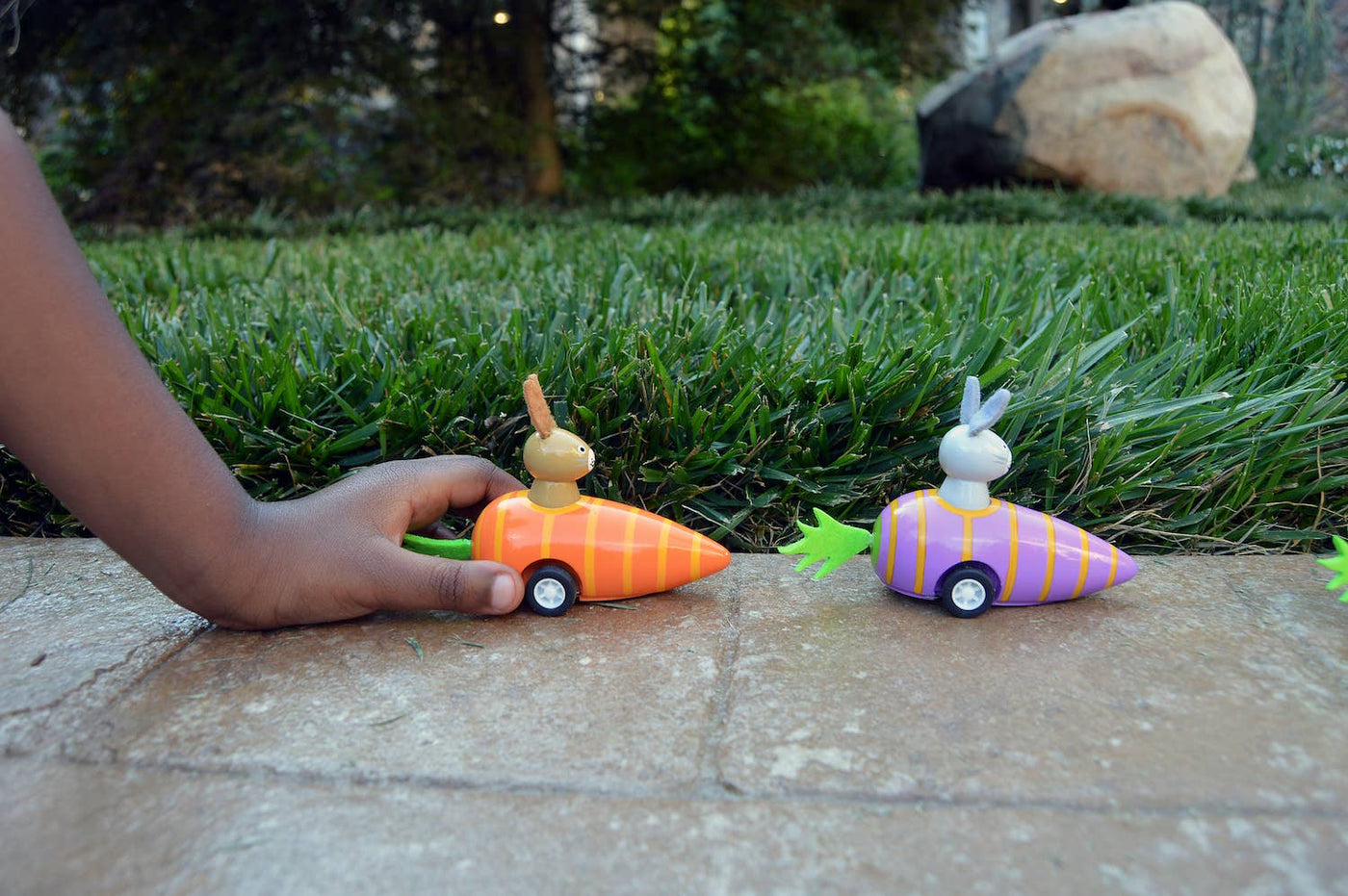Carrot Bunnies - Pull Back Racers – Assorted Colors – Each Sold Separately