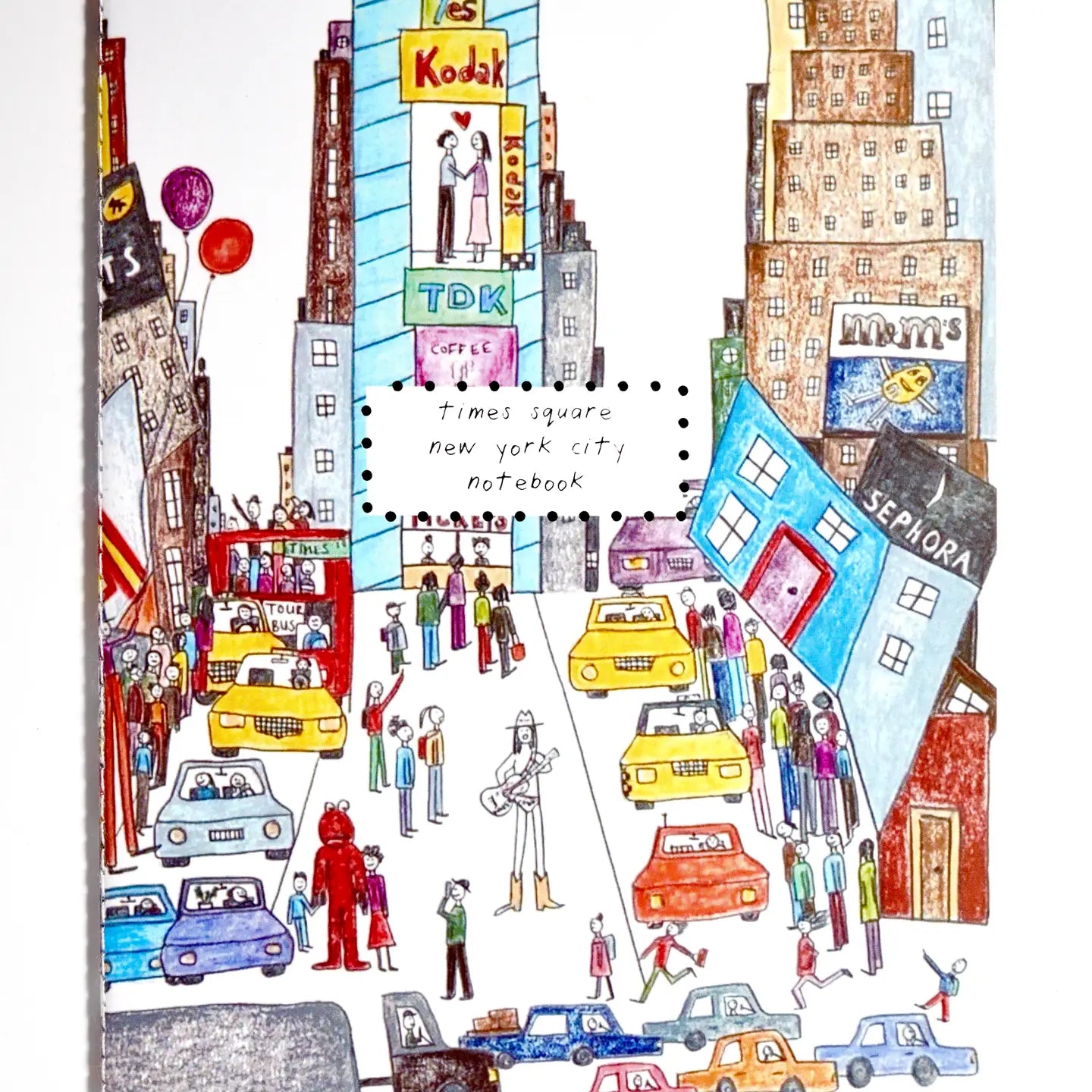 Natchie Medium Notebook – Times Square – 5.8 x 8.3