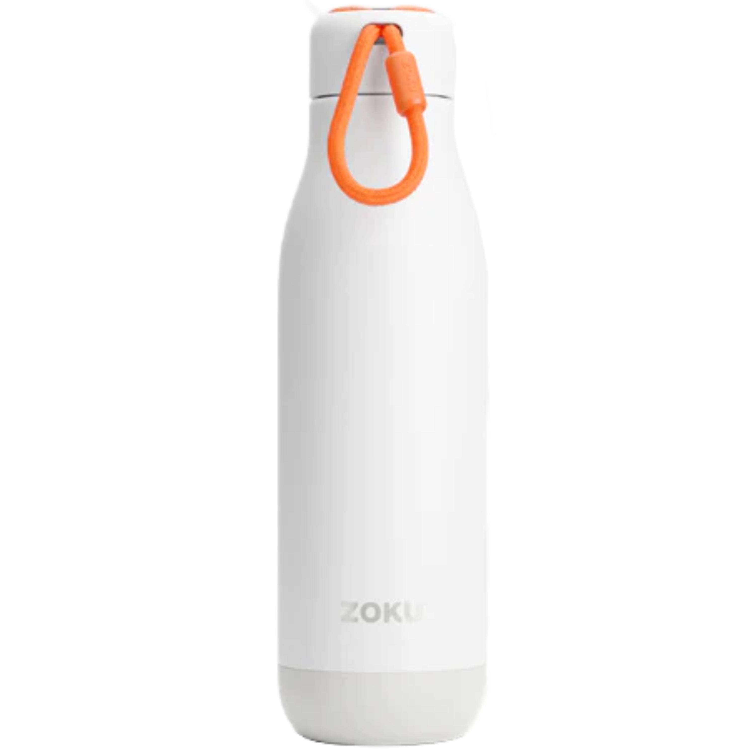 Zoku Stainless Steel Powder Coated Bottle - 25oz – White