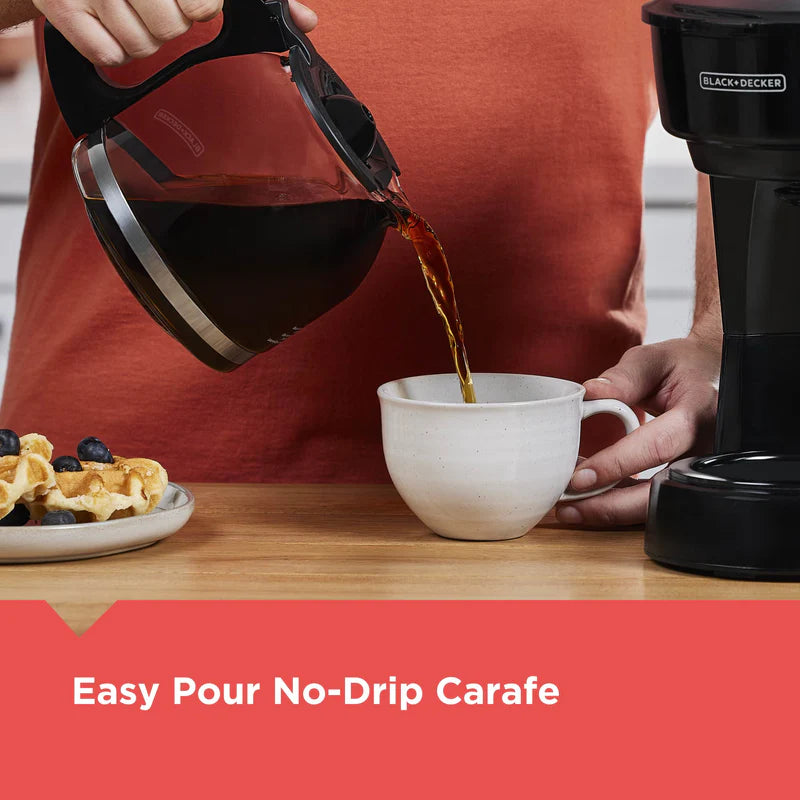 Black & Decker Switch Coffeemaker – 12 Cup – Black