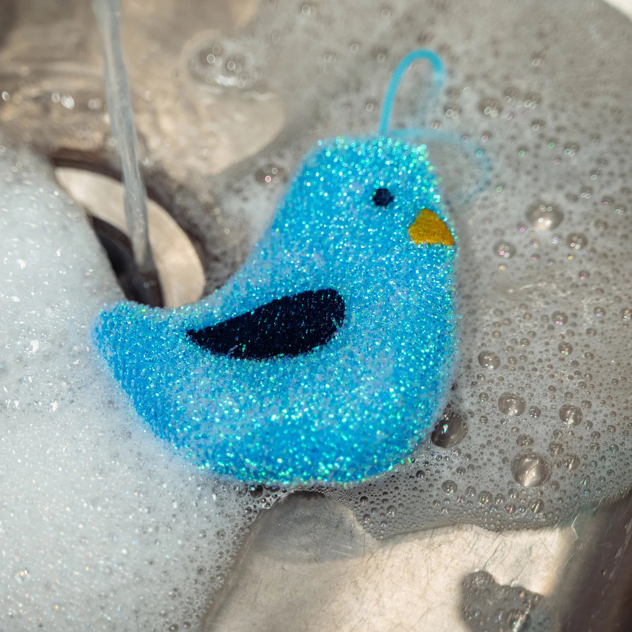 Kikkerland Songbird Scratch Free Scrubber Sponges – Set of 2