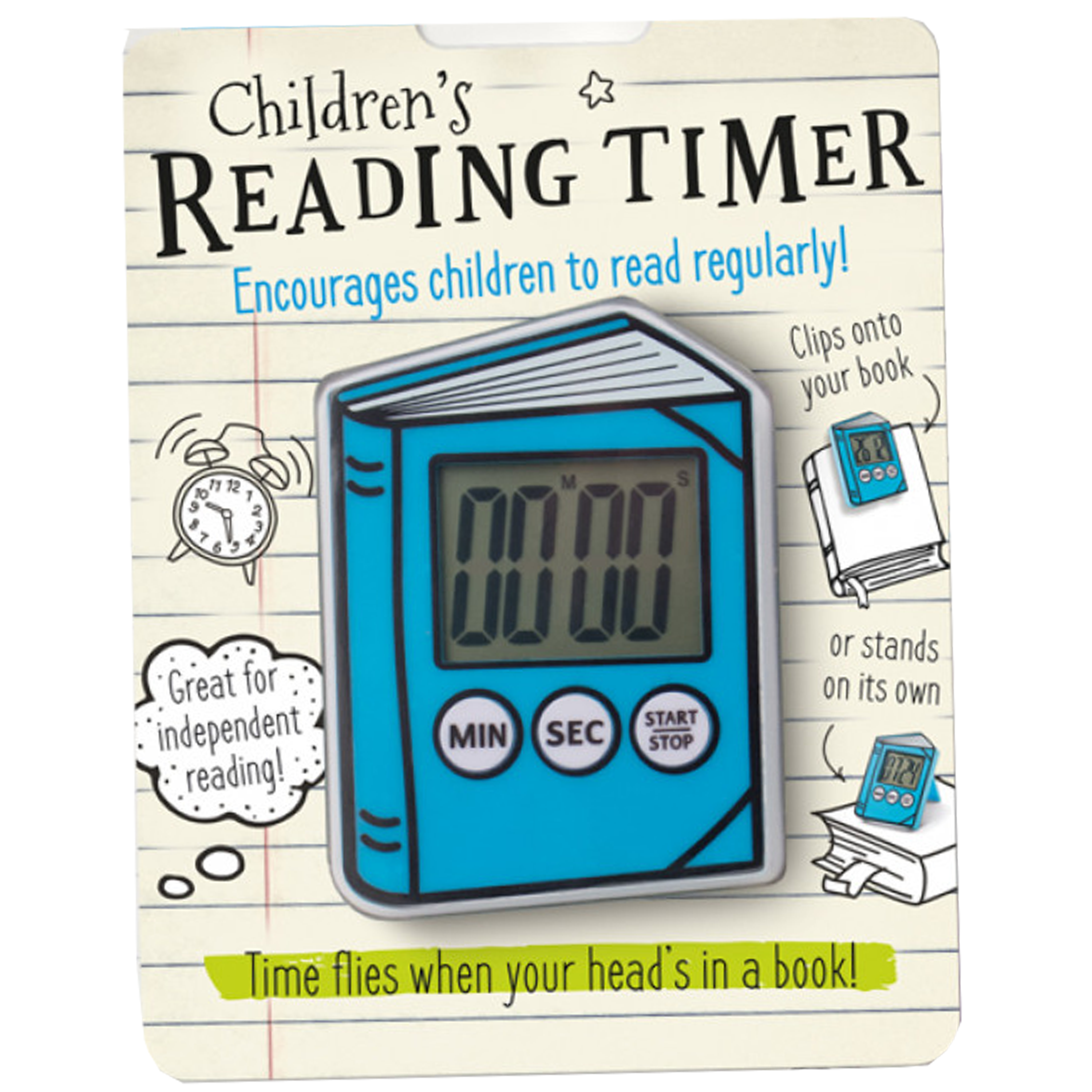Childrens Reading Timer – Blue