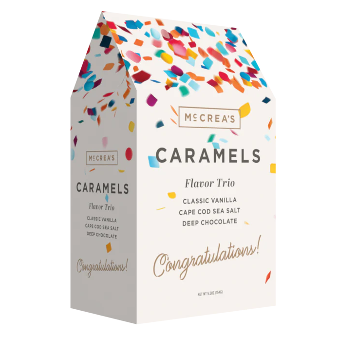 McCrea’s Delicious Caramels New Greetings Collection – Congratulations!