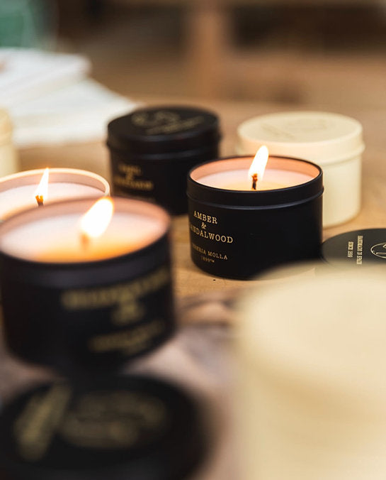 Cereria Molla Travel Candle – 3oz. – Basil & Mandarin