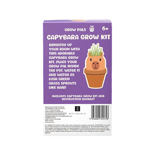Gift Republic Grow Pal Kit – Grow a Little Green Haired – Capybara