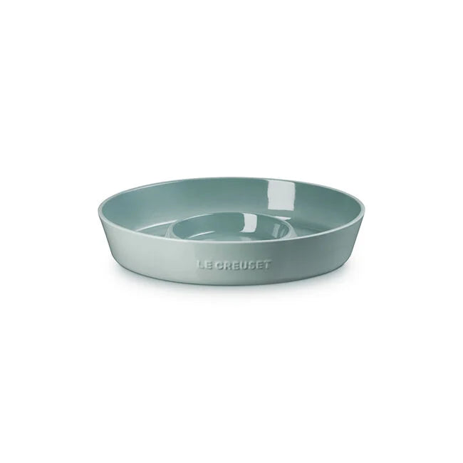 Le Creuset Signature Oval Chip & Dip Platter – Sea Salt
