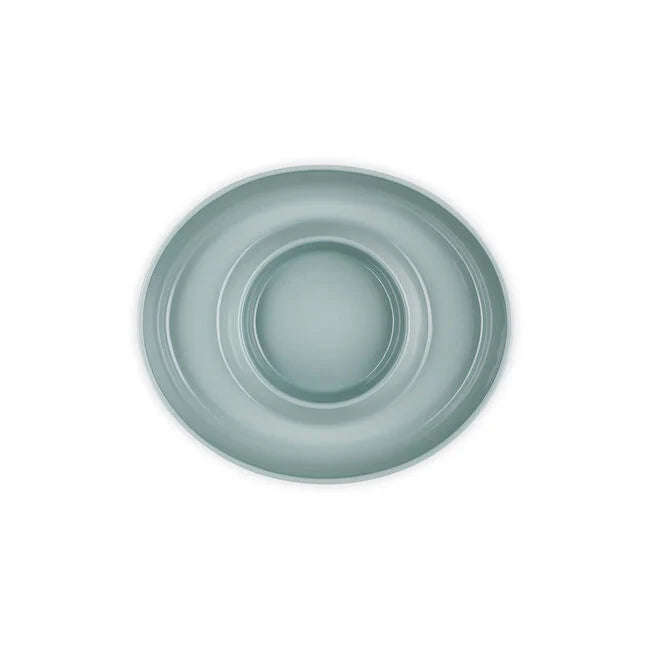 Le Creuset Signature Oval Chip & Dip Platter – Sea Salt