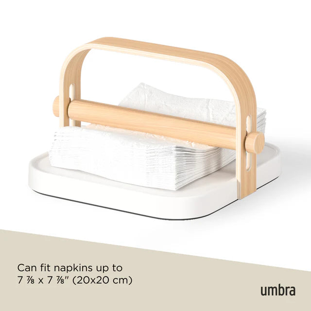 Umbra Bellwood Napkin Holder White/Natural