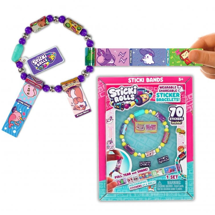 Sticki Bands Wearable Shareable Sticker Bracelets!