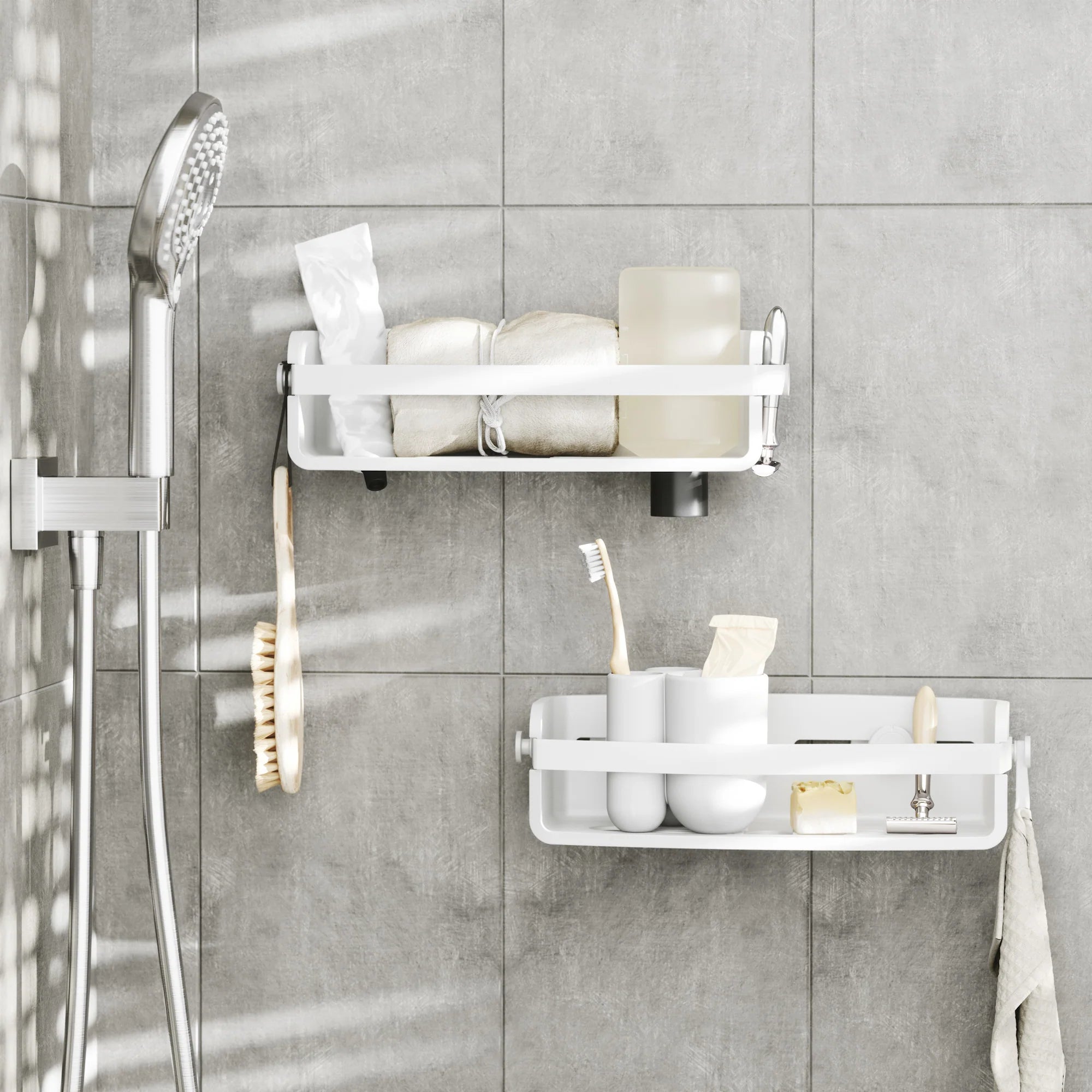 Umbra Flex Adhesive Shower Bin