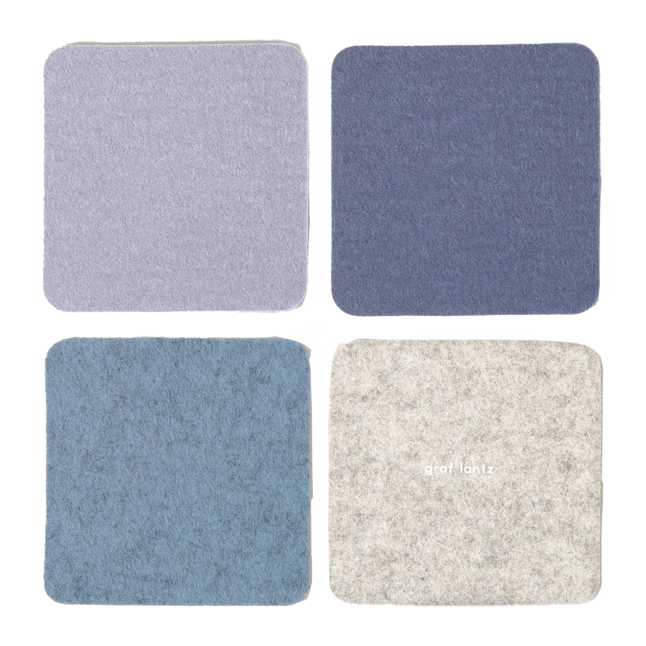 Graf Lantz Bierfilzl Square Felt Coaster – Brisk– 4pk