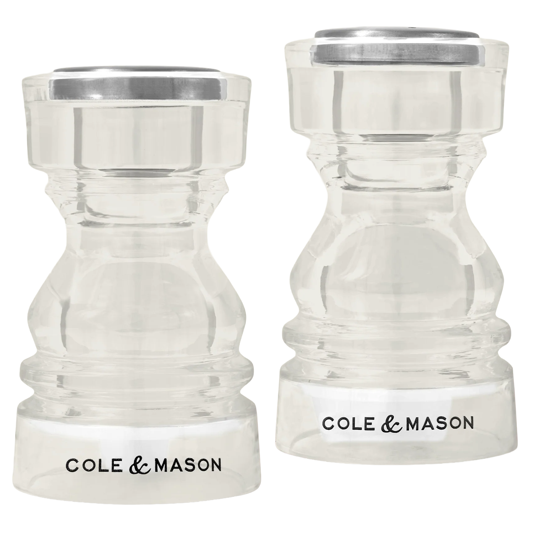 Cole & Mason London Acrylic Salt & Pepper Shaker Set