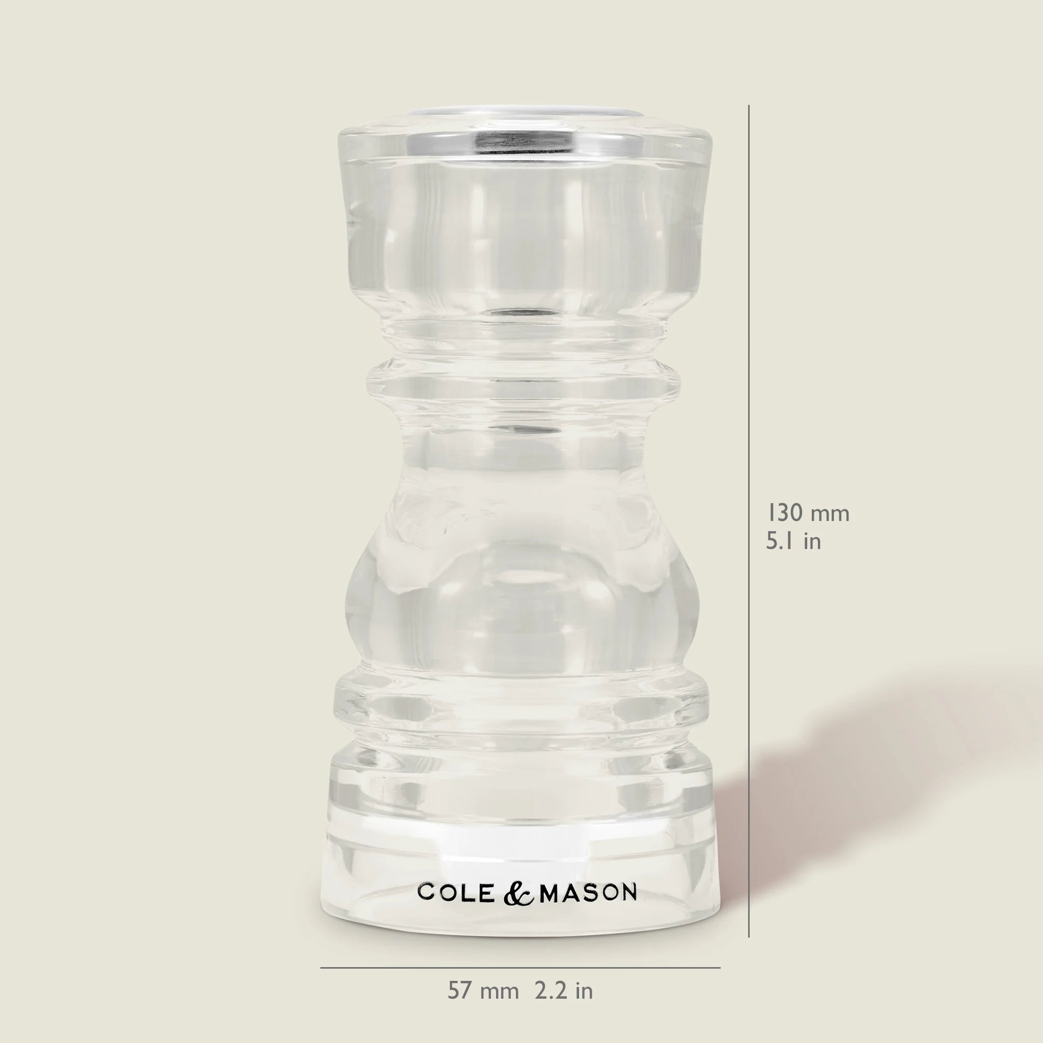 Cole & Mason London Acrylic Salt & Pepper Shaker Set