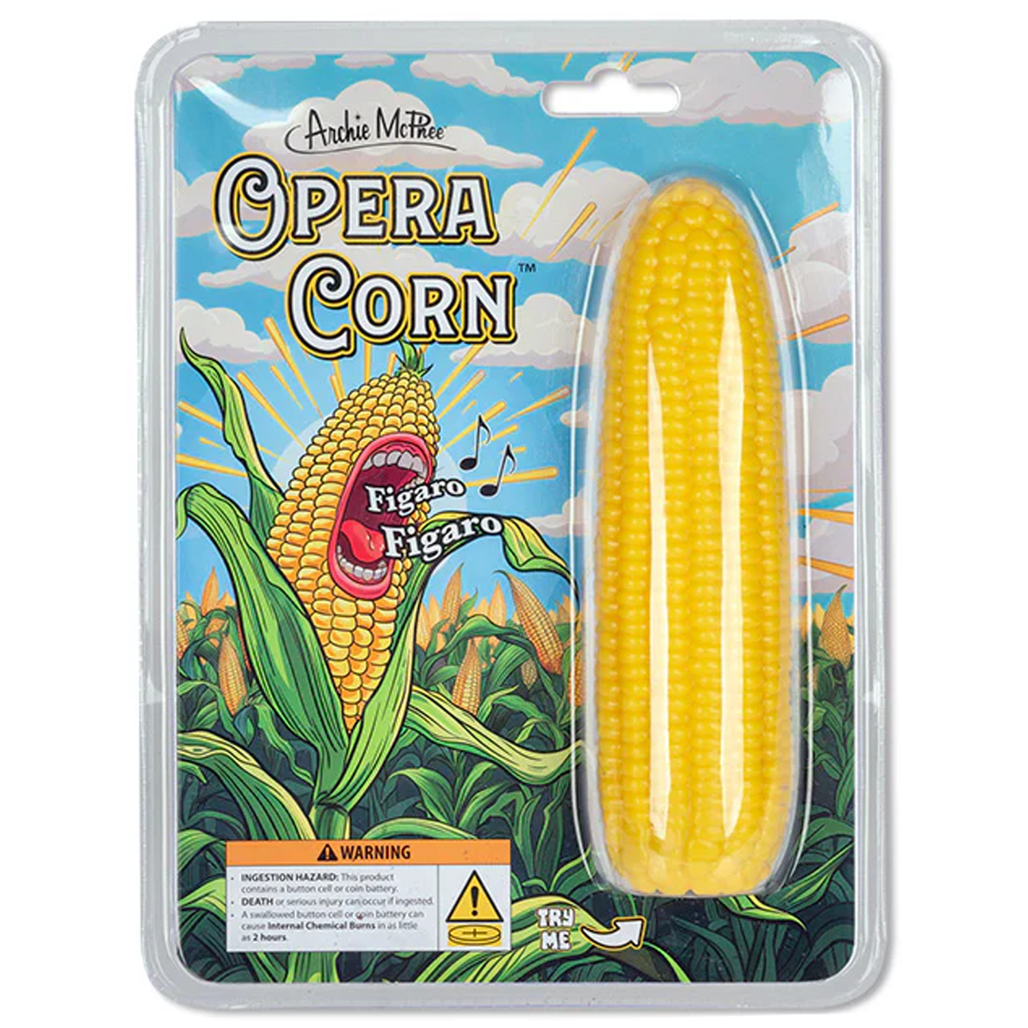 Archie McPhee Opera Singing Corn